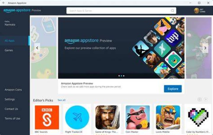 How do I download the Amazon App for Windows 7?