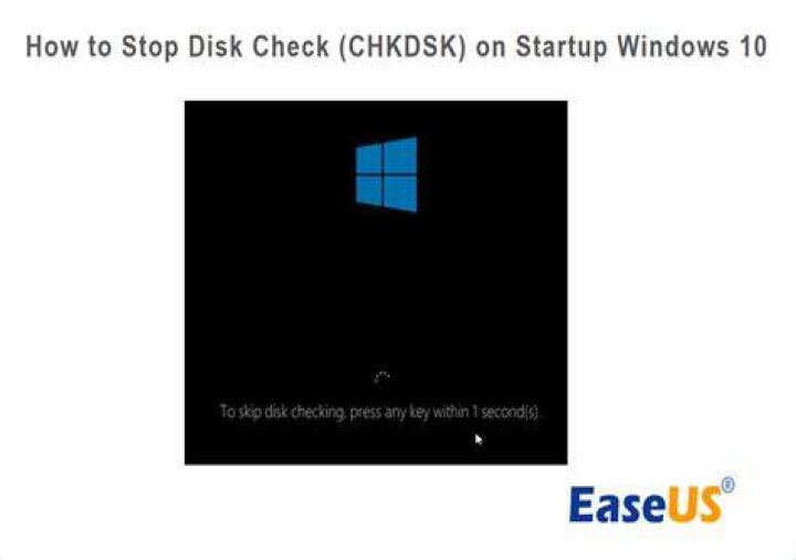 How do I stop a disk from running at startup Windows 10?