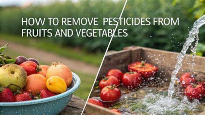 How do you remove pesticides from berries?