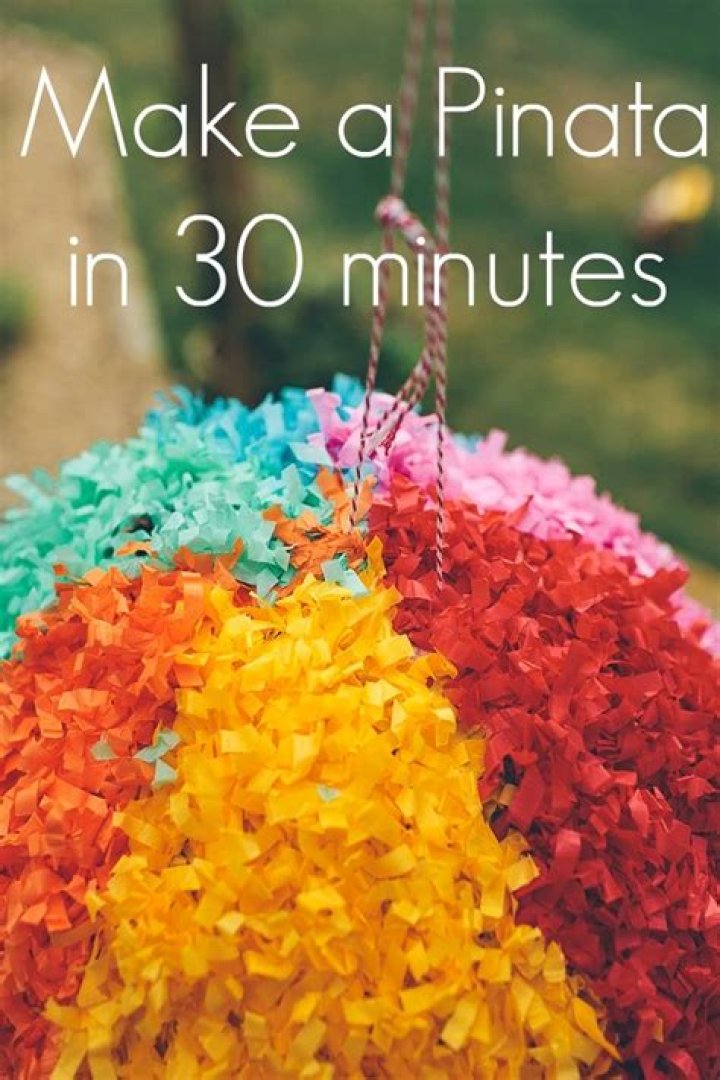 What do Mexicans put in a pinata?